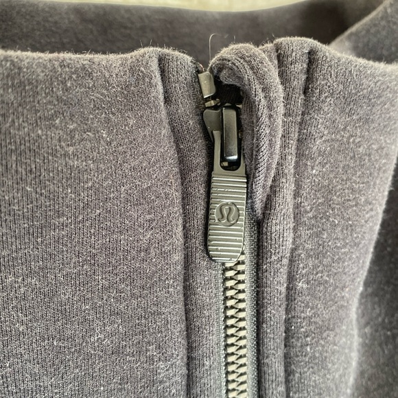 ❤️ Lululemon Thick Fleece Half Zip Oversized Funnel Neck Black Size XS/S - Picture 4 of 9